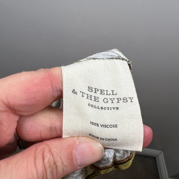 Spell Brown Floral Wide Leg Pants - Picture 12 of 13